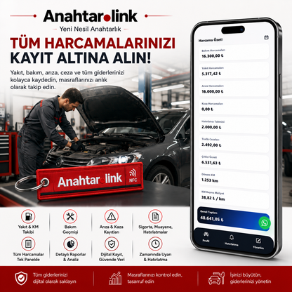NFC Araba Anahtarlığı
