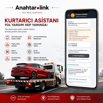 NFC Araba Anahtarlığı