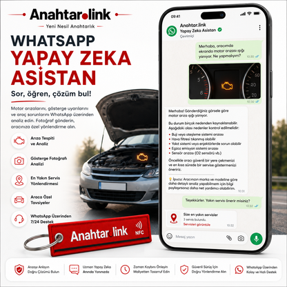 NFC Araba Anahtarlığı